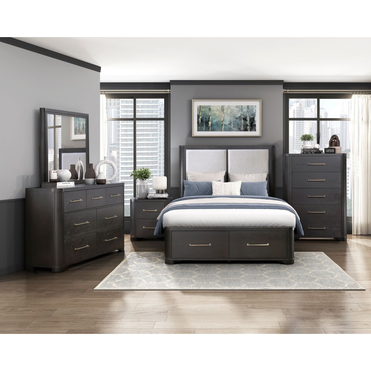 Gilbert - Dresser - Charcoal
