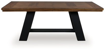 Chadworth - Dining Extension Table - Brown / Black