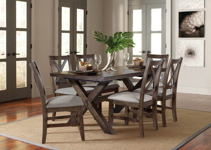 Astoria - Trestle Table - Dark Brown