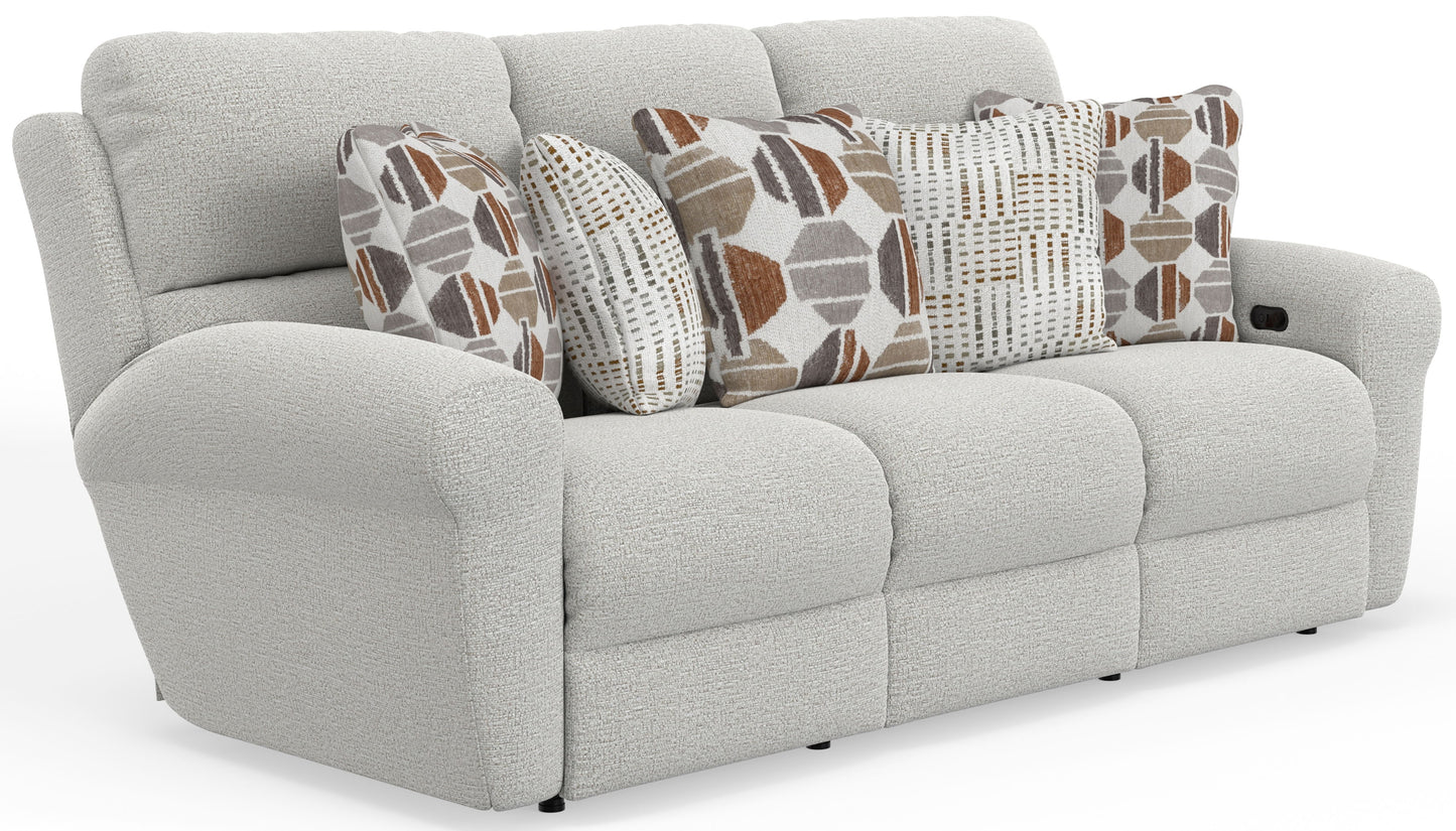 Kellen - Power Reclining Sofa With Zero Gravity - Ecru