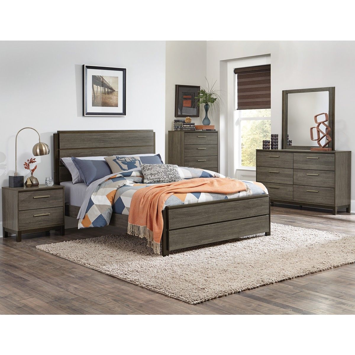 Vestavia - Nightstand - Gray