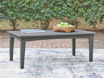 Lone View Bay - Rectangular Cocktail Table - Gray