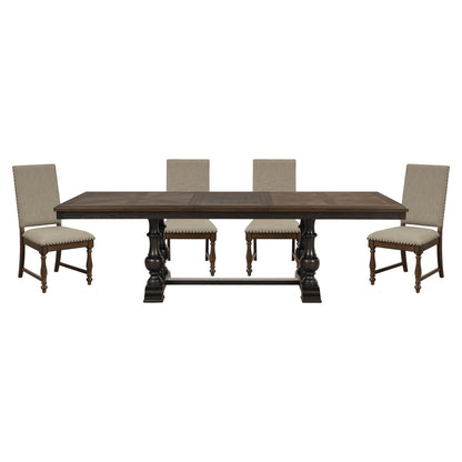 Stonington - 5 Piece Set (Table & 4 Side Chairs) - Brown